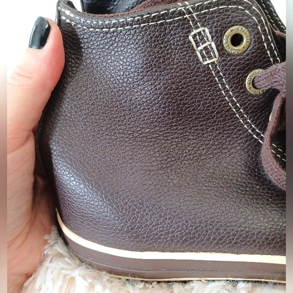 Leather Converse - Mens 9 - Picture 8 of 9